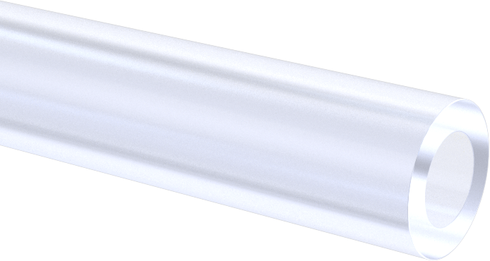 Şeffaf Kolay Şekillendirilebilir PETG Tüp, 5/16" OD x 3/16" ID, 6 Fit Uzunluk