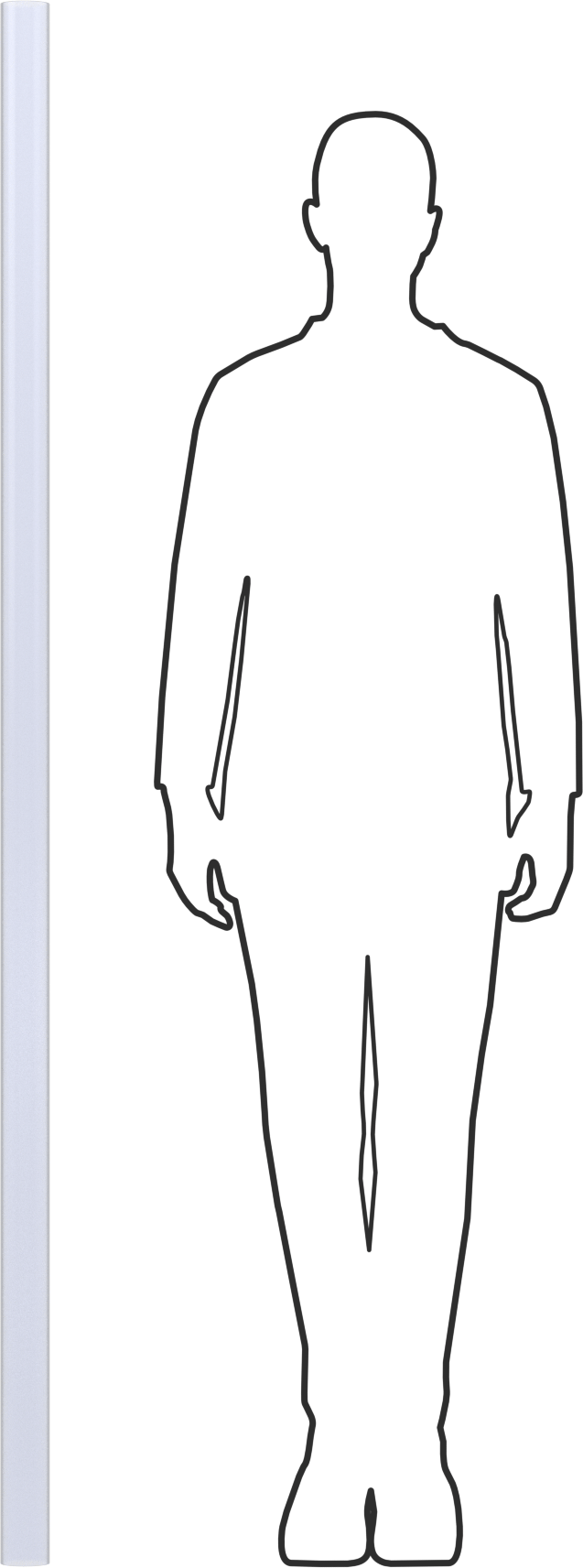Şeffaf Kolay Şekillendirilebilir PETG Tüp, 2-1/4" OD x 2" ID