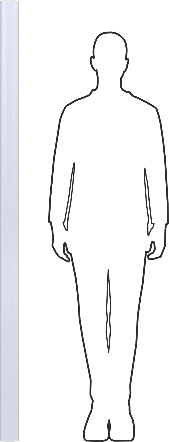 Şeffaf Kolay Şekillendirilebilir PETG Tüp, 3" OD x 2-3/4" ID