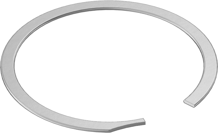 Tek Turlu Spiral İç Tutma Halkası, 1-3/4" iç çap için, 18-8 Paslanmaz Çelik