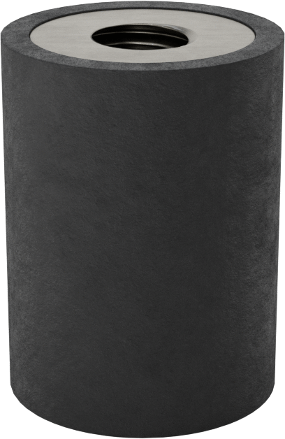 Doğal Kauçuk Titreşim Sönümleyici Sandviç Montaj, M4 x 0,7 mm Dişli Çelik Ek Parça, 7 lb Kapasite