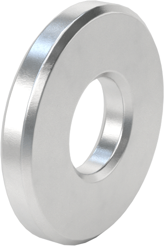 Alüminyum Dişsiz Ara Parça, 5/8" OD, 3/32" Uzunluk, 1/4" Vida Boyutu için