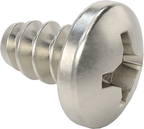 Sac Metal için Yuvarlak Başlı Kör Vidalar, Süper Korozyona Dayanıklı 316 Paslanmaz Çelik, Numara 8 Boyut, 1/4" Uzunluk