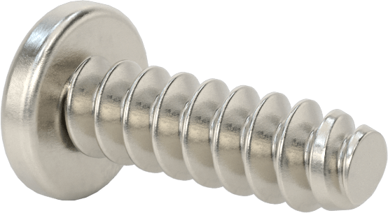Sac Metal için Yuvarlak Başlı Kör Vidalar, Süper Korozyona Dayanıklı 316 Paslanmaz Çelik, Numara 8 Boyut, 1/2" Uzunluk