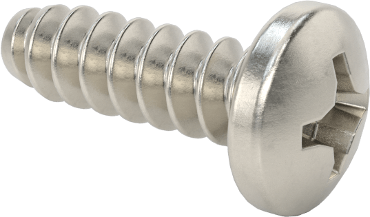 Sac Metal için Yuvarlak Başlı Kör Vidalar, Süper Korozyona Dayanıklı 316 Paslanmaz Çelik, Numara 8 Boyut, 1/2" Uzunluk