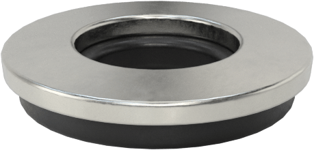 18-8 Paslanmaz Çelik ve EPDM Yıkamaya Dayanıklı Yapıştırılmış Sızdırmazlık Pulları, 1/4" Vida Boyutu için, 0.210" ID, 0.496" OD