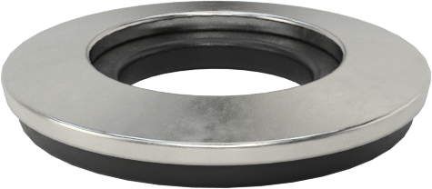 18-8 Paslanmaz Çelik ve EPDM Yıkamaya Dayanıklı Yapıştırılmış Sızdırmazlık Pulları, 3/8" Vida Boyutu için, 0.325" ID, 0.725" OD