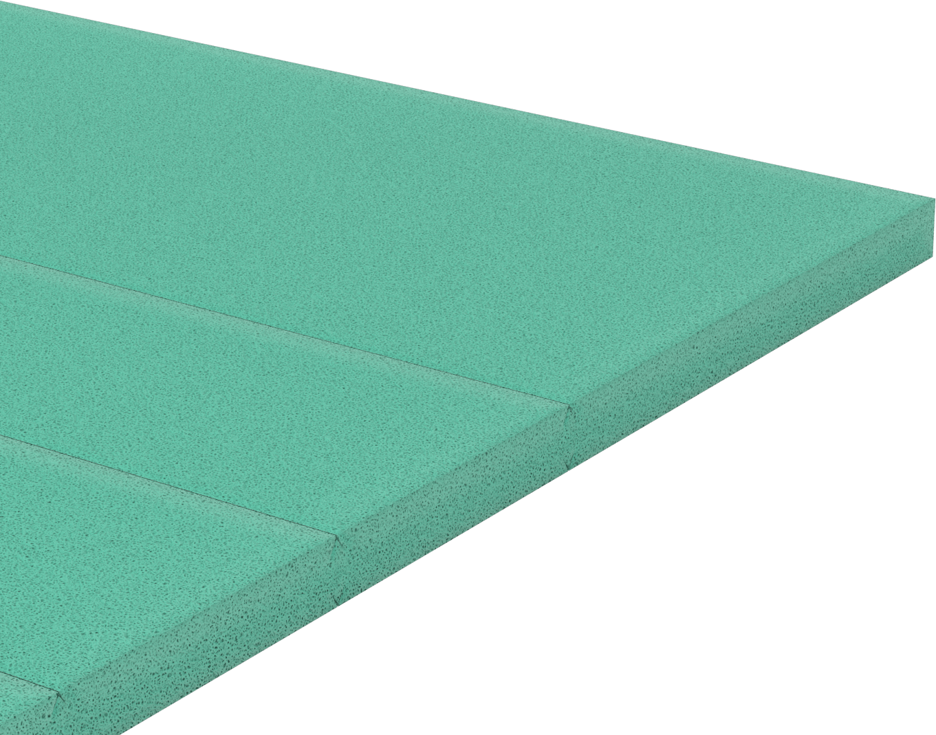 Düşük Sıcaklık Polistiren Köpük Yalıtım Levhası, Neme Dayanıklı, 1,45 lbs./cu. ft., 4'x 48", 1-1/2" Kalınlık