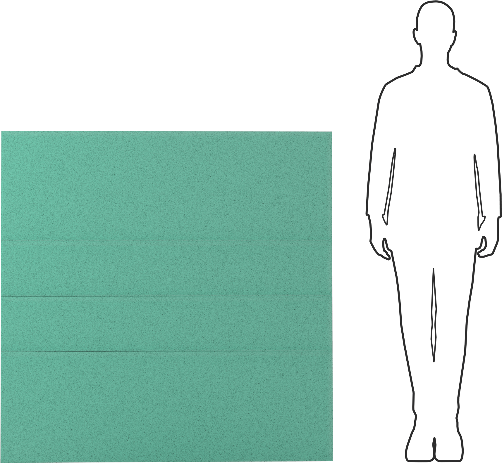 Düşük Sıcaklık Polistiren Köpük Yalıtım Levhası, Neme Dayanıklı, 1,45 lbs./cu. ft., 4'x 48", 1-1/2" Kalınlık