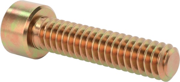 Mil. Spec. Alaşımlı Çelik Soket Başlı Vida, 2-56 Diş Boyutu, 3/8" Uzunluk