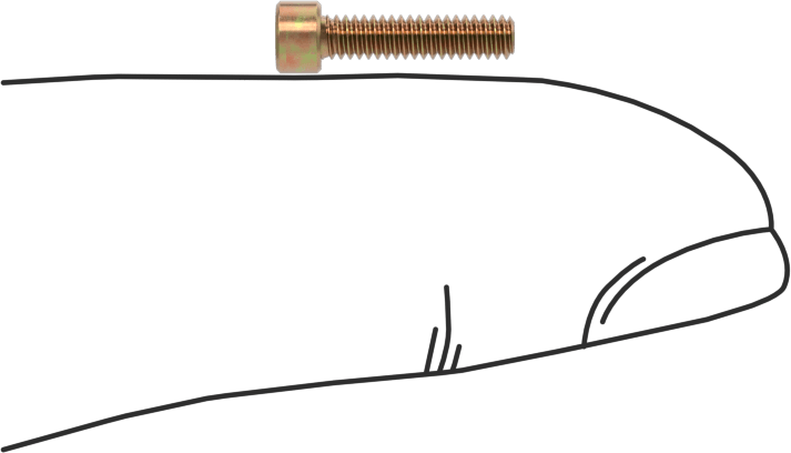 Mil. Spec. Alaşımlı Çelik Soket Başlı Vida, 2-56 Diş Boyutu, 3/8" Uzunluk