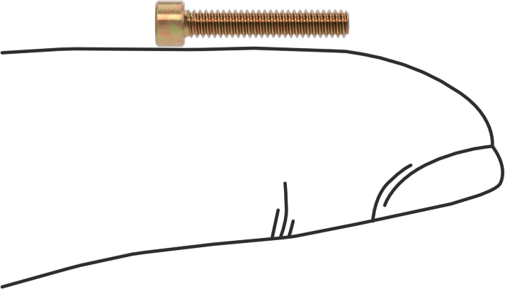 Mil. Spec. Alaşımlı Çelik Soket Başlı Vida, 2-56 Diş Boyutu, 1/2" Uzunluk