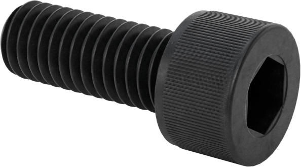Sınıf B7 Yüksek Sıcaklık Alaşımlı Çelik Soket Başlı Vidalar, 10-32 Diş Boyutu, 1/2" Uzunluk