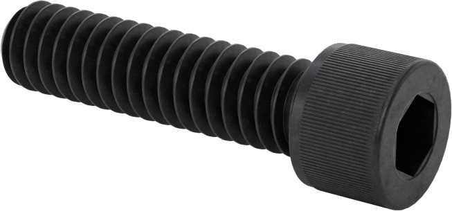 Sınıf B7 Yüksek Sıcaklık Alaşımlı Çelik Soket Başlı Vidalar, 1/4"-20 Diş Boyutu, 1" Uzunluk