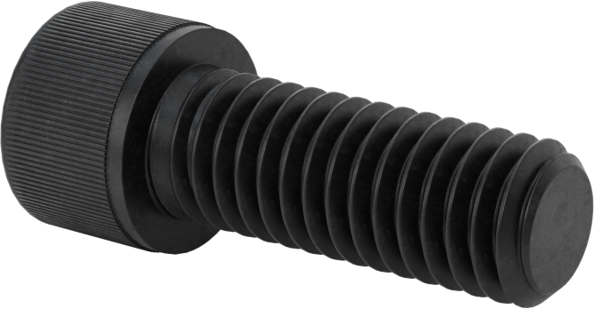 Sınıf B7 Yüksek Sıcaklık Alaşımlı Çelik Soket Başlı Vidalar, 3/8"-16 Diş Boyutu, 1" Uzunluk