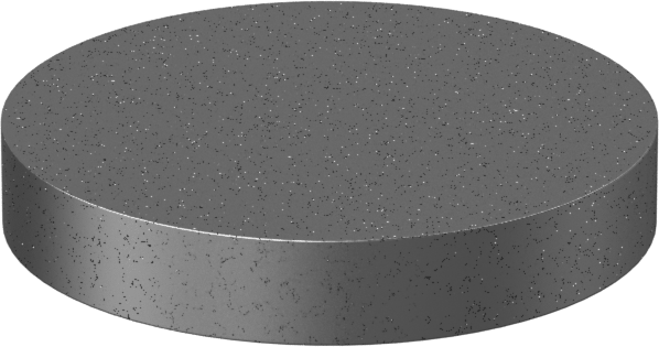 Yüksek Mukavemetli 5. Sınıf Titanyum Disk, 3“ Çapında x 1/2” Uzunluk