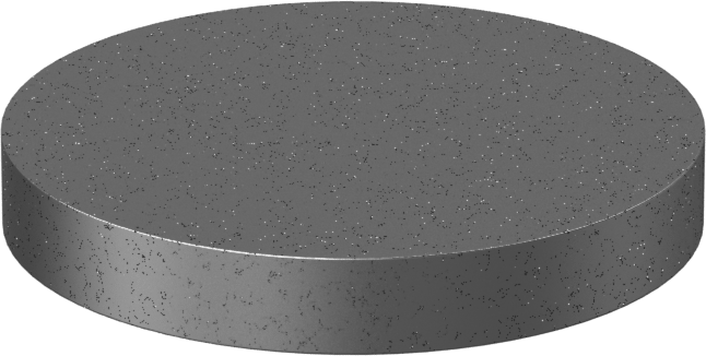 Yüksek Mukavemetli 5. Sınıf Titanyum Disk, 3-1/2“ Çap x 1/2” Uzunluk