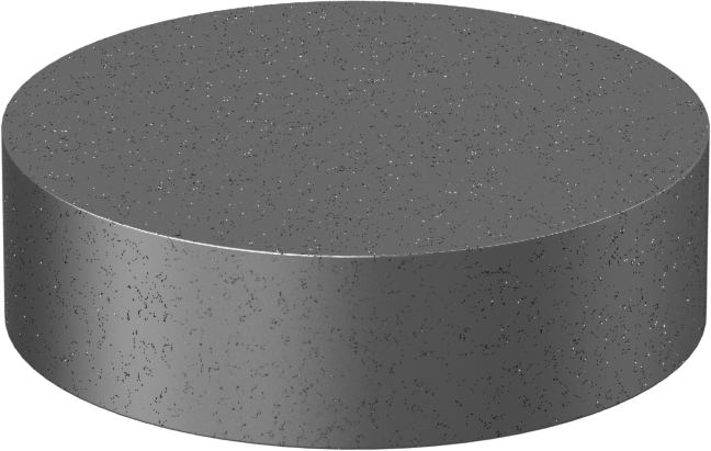 Yüksek Mukavemetli 5. Sınıf Titanyum Disk, 3-1/2“ Çap x 1” Uzunluk