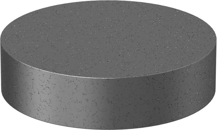 Yüksek Mukavemetli 5. Sınıf Titanyum Disk, 4“ Çap x 1” Uzunluk