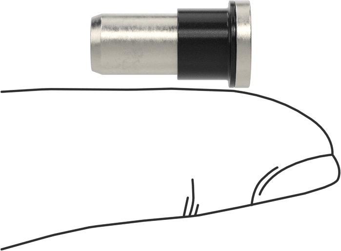 Flanş Sızdırmaz Kapalı Uçlu Perçin Somunları, M5 x 0,8 mm Diş, 0,5 mm - 1,5 mm Malzeme Kalınlığı, Pürüzsüz