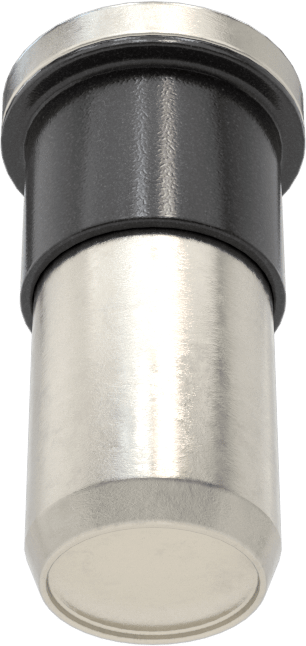 Flanş Sızdırmaz Kapalı Uçlu Perçin Somunları, M6 x 1 mm Diş, 0,5 mm - 2 mm Malzeme Kalınlığı için, Pürüzsüz