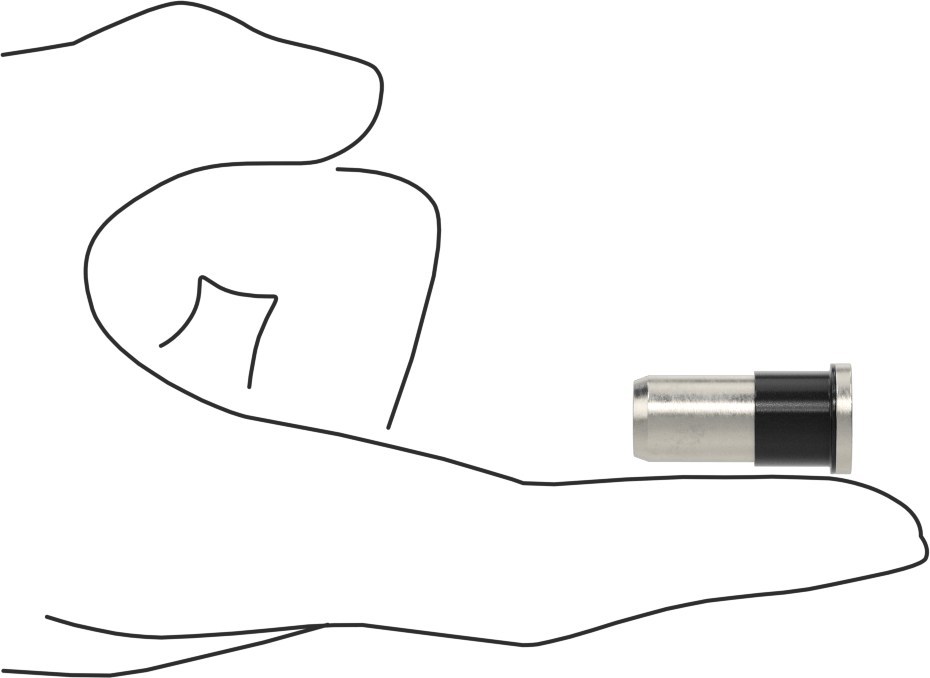 Flanş Sızdırmaz Kapalı Uçlu Perçin Somunları, M8 x 1,25 mm Diş, 3 mm - 5 mm Malzeme Kalınlığı, Pürüzsüz