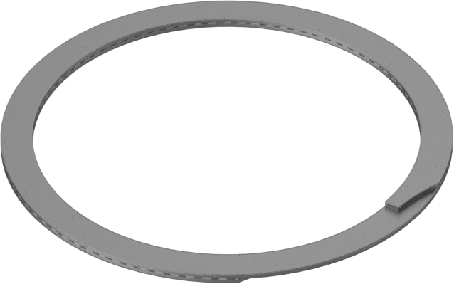 Spiral İç Tutma Halkaları, 3/4" İç Çap, 1060-1090 Yay Çeliği