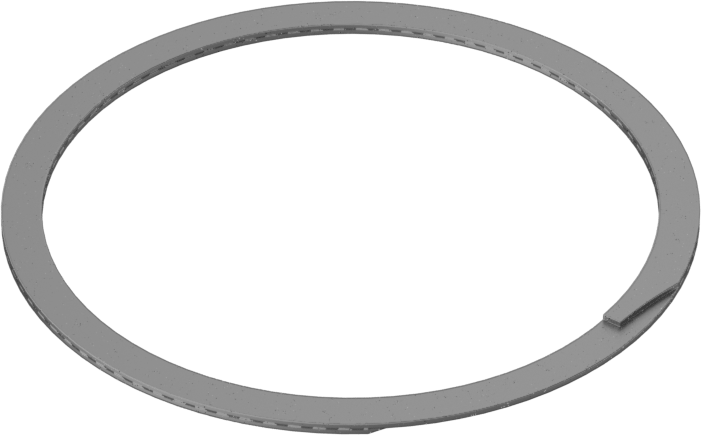 Spiral İç Tutma Halkaları, 1-3/8 inç iç çap için, 1060-1090 Yay Çeliği