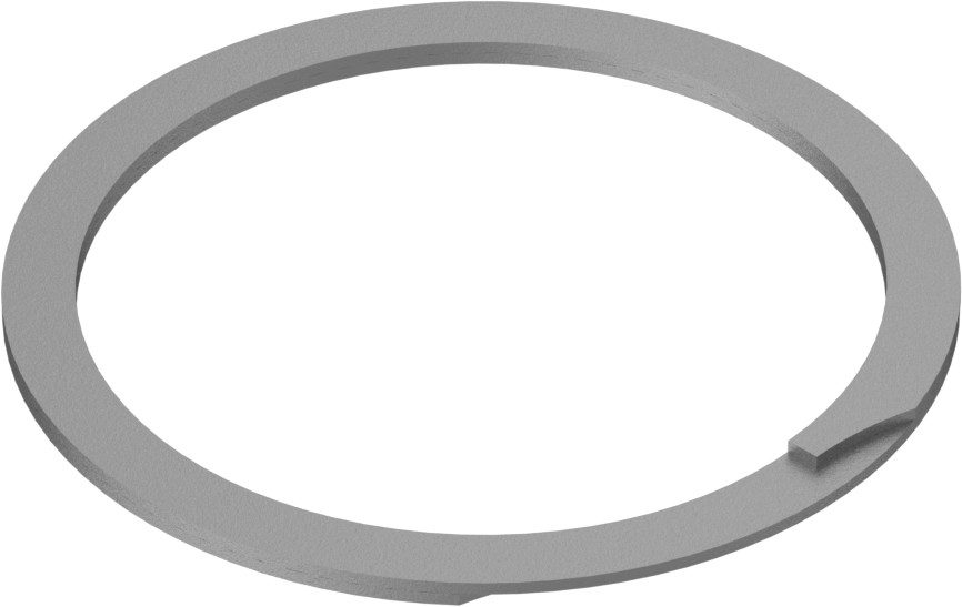 Spiral İç Tutma Halkaları, 1060-1090 Yay Çeliği, 14 mm İç Çap için
