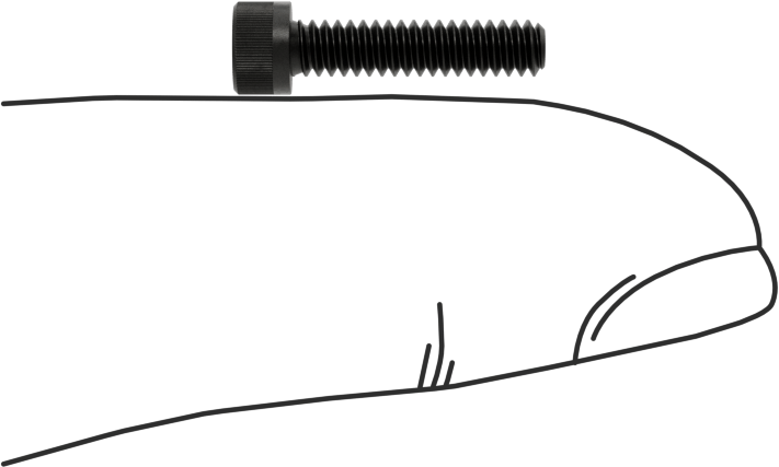 Torx Alaşımlı Çelik Soket Başlı Vidalar, 4-40 Diş Boyutu, 1/2" Uzunluk