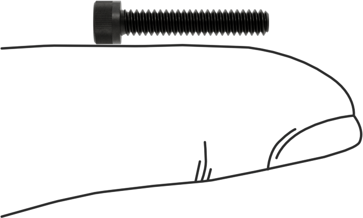 Torx Alaşımlı Çelik Soket Başlı Vidalar, 4-40 Diş Boyutu, 5/8" Uzunluk