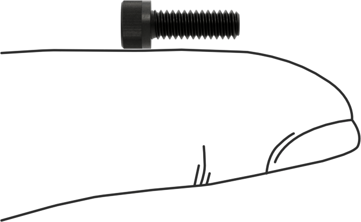 Torx Alaşımlı Çelik Soket Başlı Vidalar, 5-40 Diş Boyutu, 3/8" Uzunluk