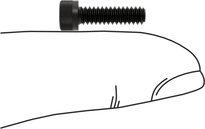 Torx Alaşımlı Çelik Soket Başlı Vidalar, 6-32 Diş Boyutu, 1/2" Uzunluk
