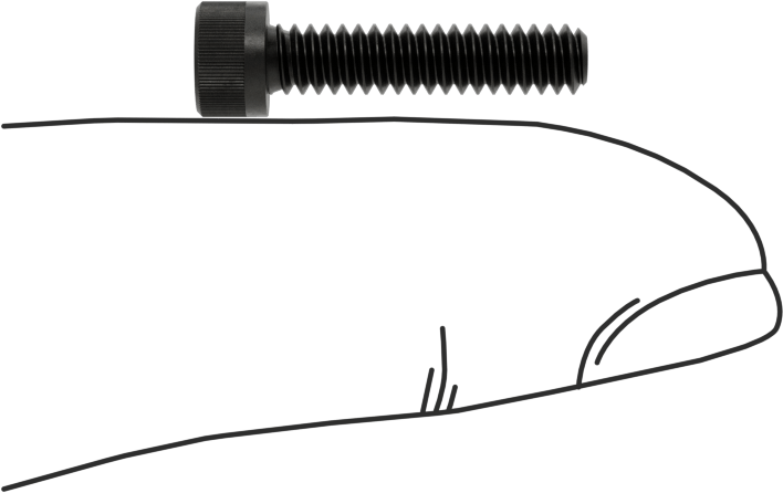Torx Alaşımlı Çelik Soket Başlı Vidalar, 6-32 Diş Boyutu, 5/8" Uzunluk