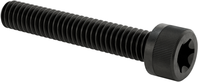 Torx Alaşımlı Çelik Soket Başlı Vidalar, 8-32 Diş Boyutu, 1" Uzunluk
