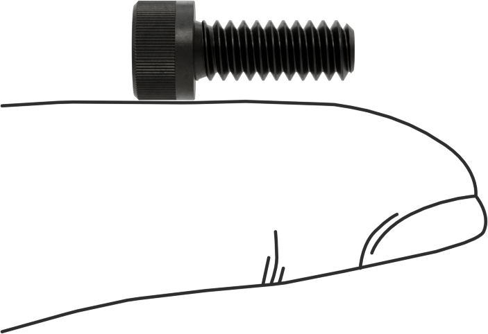 Torx Alaşımlı Çelik Soket Başlı Vidalar, 10-24 Diş Boyutu, 1/2" Uzunluk