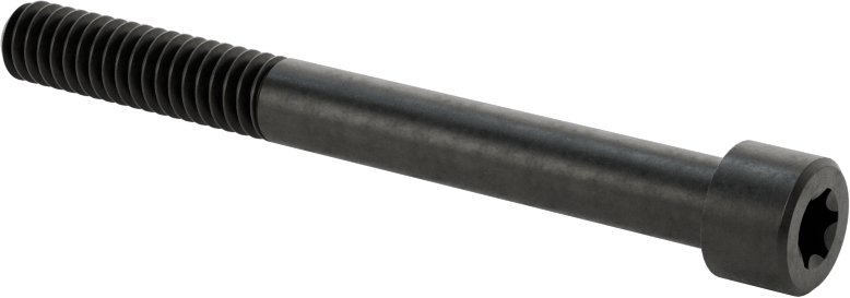 Torx Alaşımlı Çelik Soket Başlı Vidalar, 1/4"-20 Diş Boyutu, 2-1/2" Uzunluk