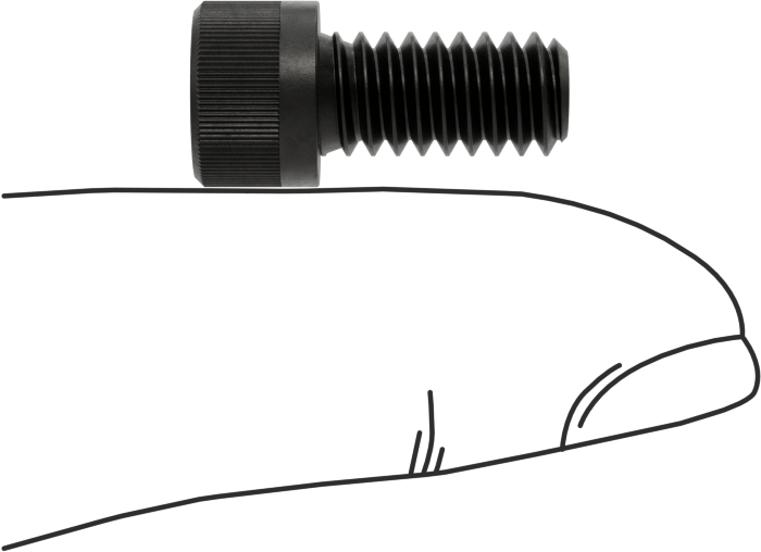 Torx Alaşımlı Çelik Soket Başlı Vidalar, 1/4"-20 Diş Boyutu, 1/2" Uzunluk