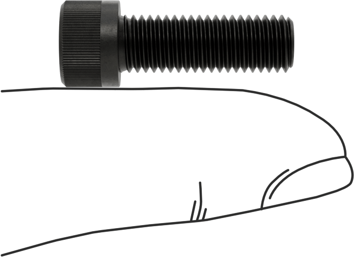 Torx Alaşımlı Çelik Soket Başlı Vidalar, 1/4"-28 Diş Boyutu, 3/4" Uzunluk
