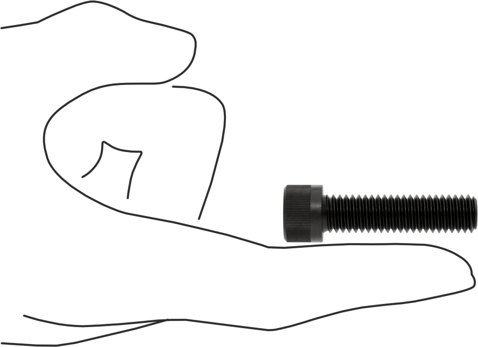 Torx Alaşımlı Çelik Soket Başlı Vidalar, 3/8"-16 Diş Boyutu, 1-1/2" Uzunluk
