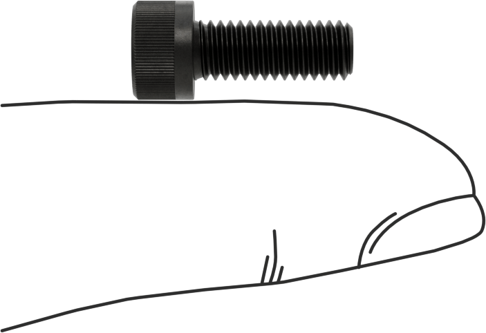 Torx Alaşımlı Çelik Soket Başlı Vidalar, 10-32 Diş Boyutu, 1/2" Uzunluk