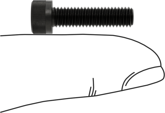 Torx Alaşımlı Çelik Soket Başlı Vidalar, 10-32 Diş Boyutu, 3/4" Uzunluk