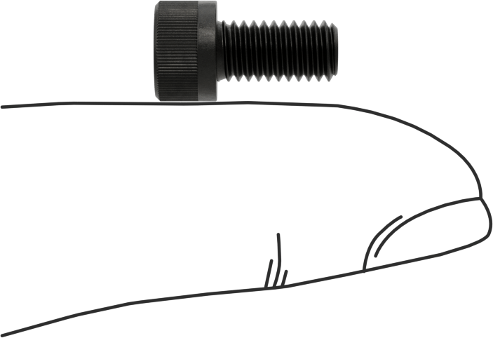 Torx Alaşımlı Çelik Soket Başlı Vidalar, 10-32 Diş Boyutu, 3/8" Uzunluk