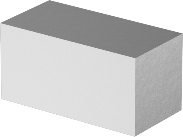 18-8 Paslanmaz Çelik Makine Anahtarı, 1/4" x 1/4", 1/2" Uzunluk, Küçük Boyutlu