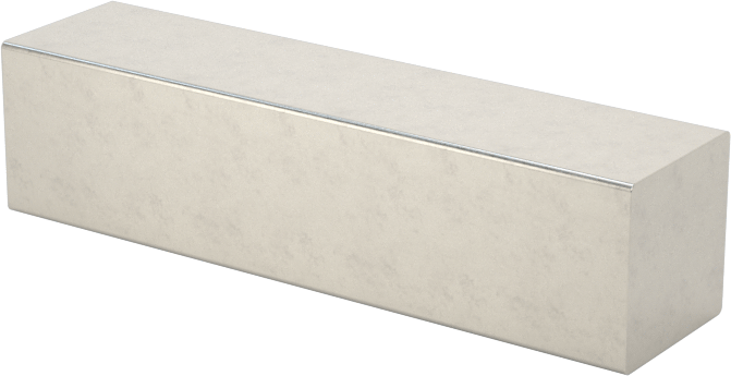 18-8 Paslanmaz Çelik Makine Anahtarı, 1/4" x 1/4", 1" Uzunluk, Büyük Boy
