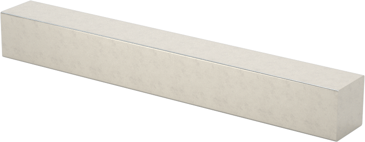 18-8 Paslanmaz Çelik Makine Anahtarı, 1/4" x 1/4", 2" Uzunluk, Büyük Boy