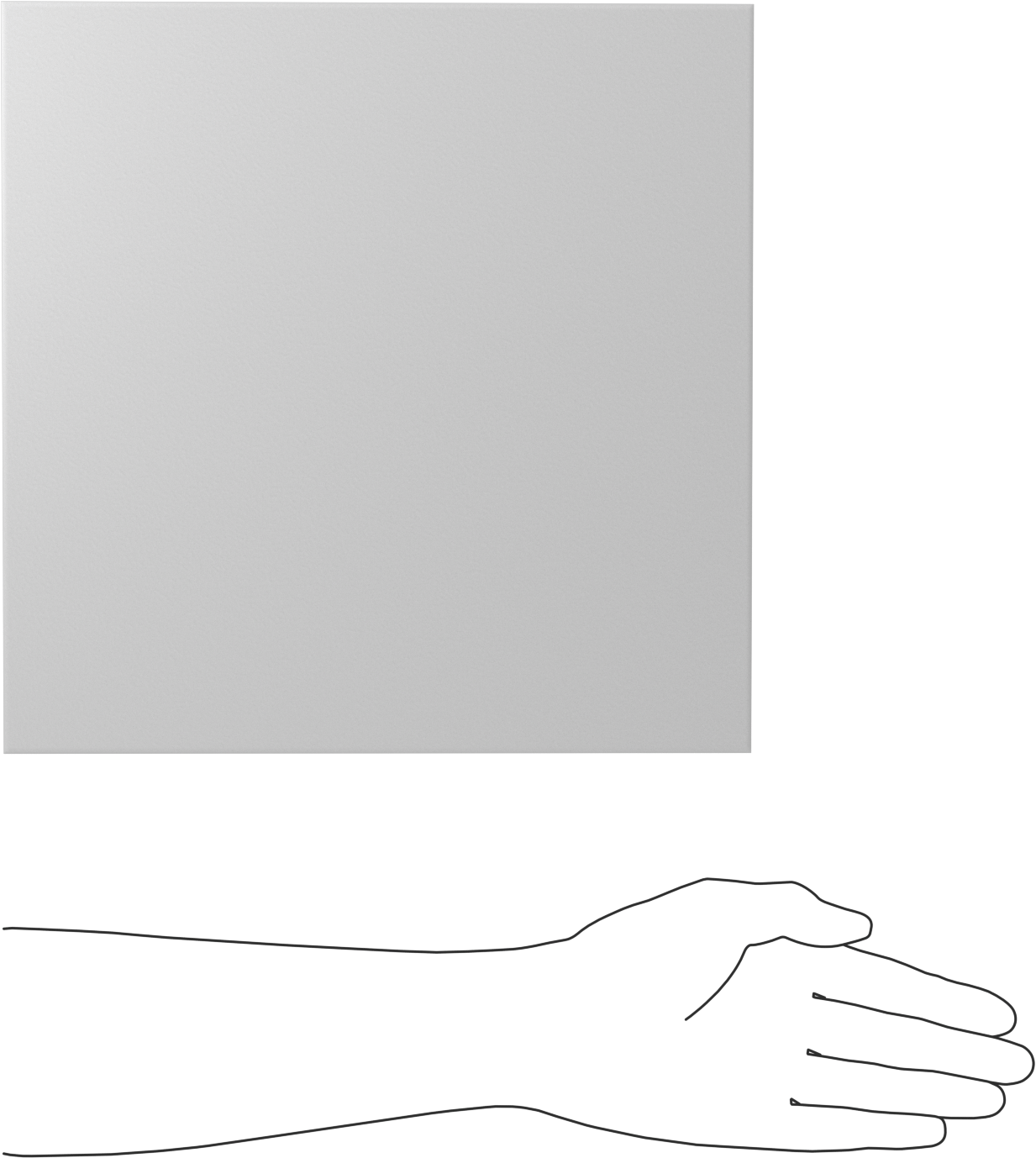 Büyük Boy Kimyasal Dayanıklı Kaygan PTFE Levha, 12" x 12" x 3/32"