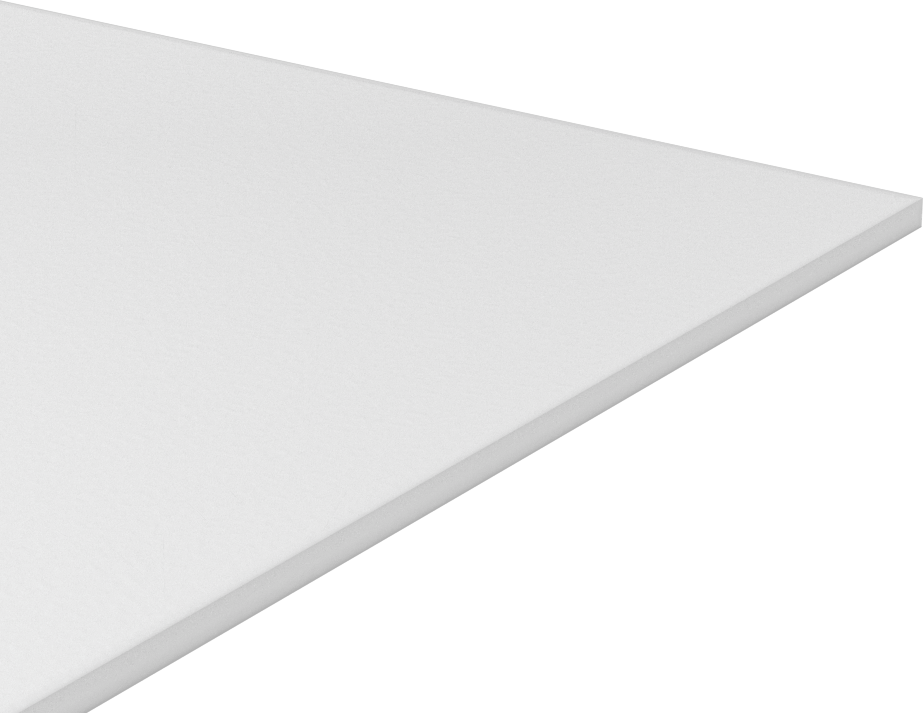Büyük Boy Kimyasal Dayanıklı Kaygan PTFE Levha, 12" x 12" x 3/16"