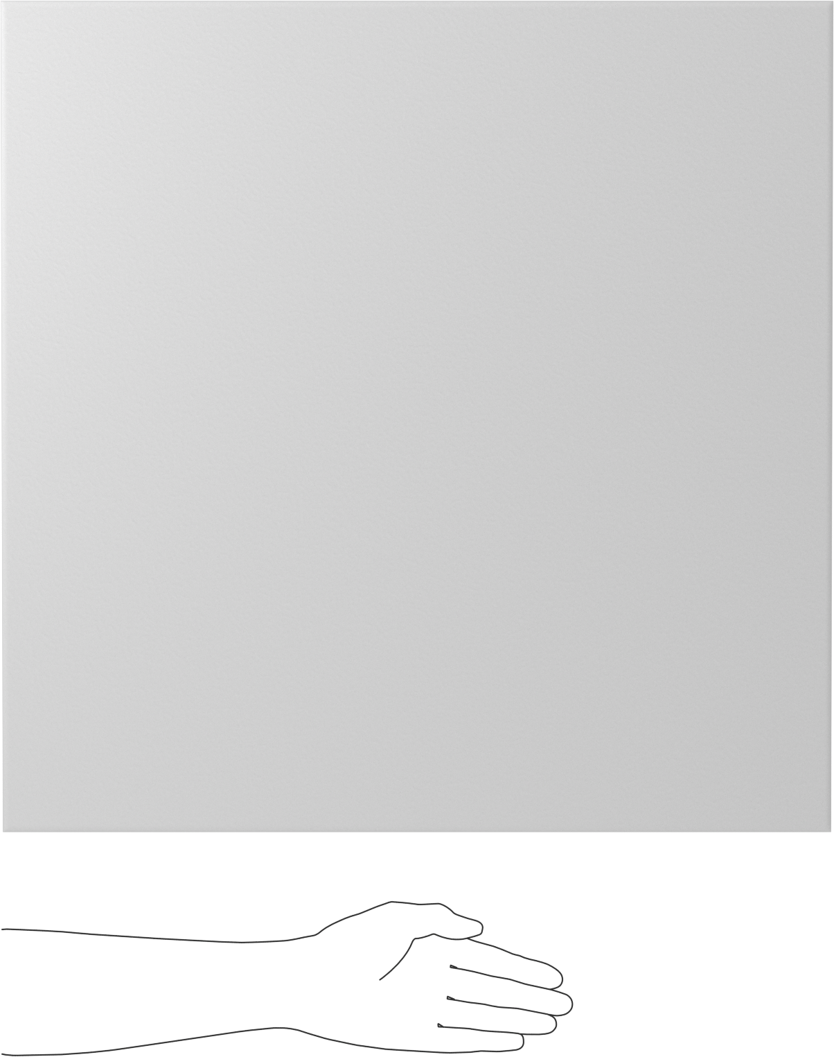 Büyük Boy Kimyasal Dayanıklı Kaygan PTFE Levha, 24" x 24" x 1/8"