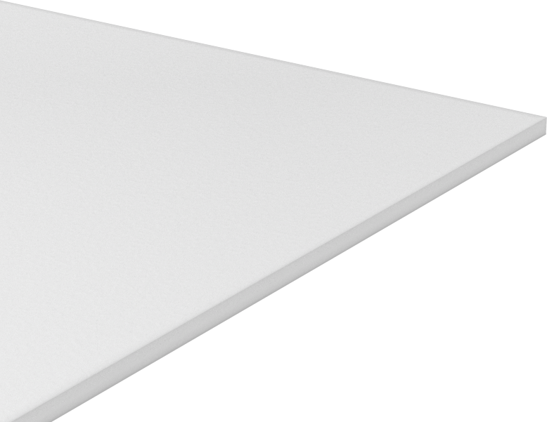 Büyük Boy Kimyasal Dayanıklı Kaygan PTFE Levha, 6" x 6" x 3/32"